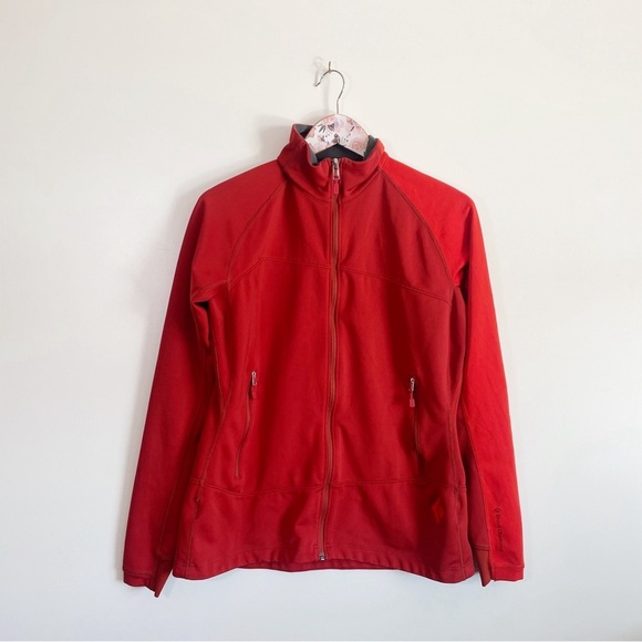 BLACK DIAMOND Women’s Large Red Full Zip Jacket - Picture 1 of 8